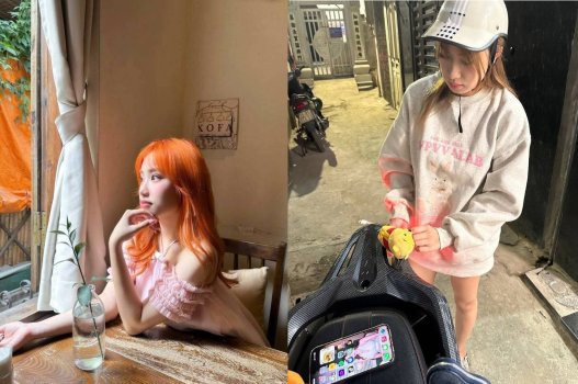 Cho em tóc vàng phê tận óc mỗi lần ra ngoài